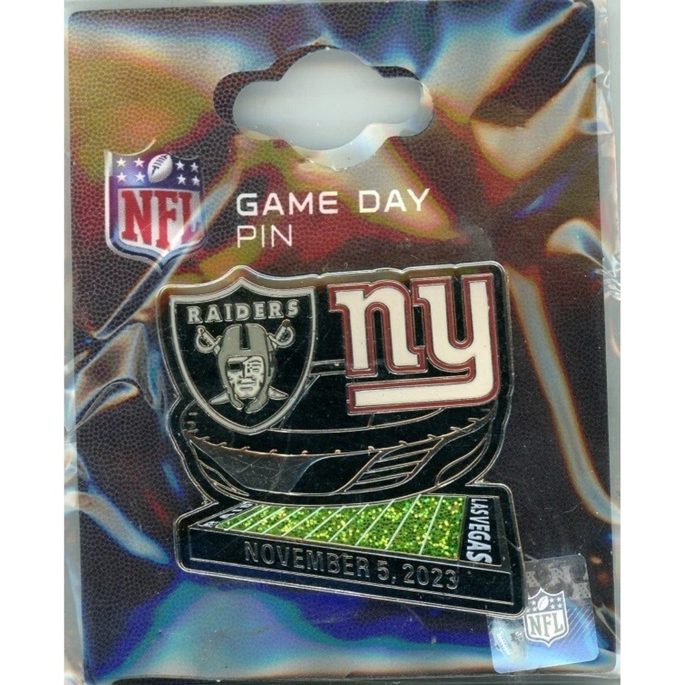 New York Giants VS Las Vegas Raiders Game day Pin 11/5/2023 NEW
